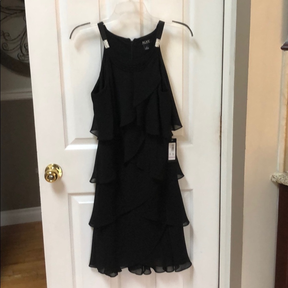 Ruffle cocktail dress